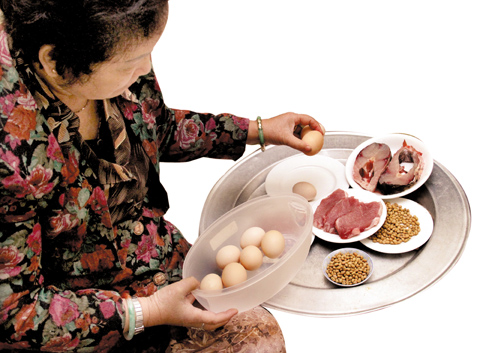 Tác dụng Vitamin B3 với hormon sinh dục 1 Vitamin B3 có nhiều trong thịt nạc, trứng, cá, ngũ cốc...